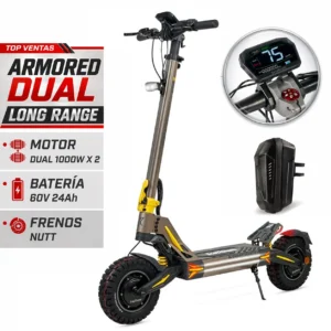 Ecoxtrem Armored Dual Long Range – DGT Homologado 2026 (Bronce) [NUEVO MODELO 24AH]